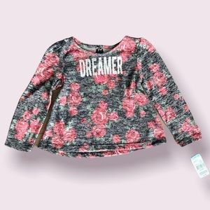 Toughskins Rose Dreamer Long Sleeve Tee